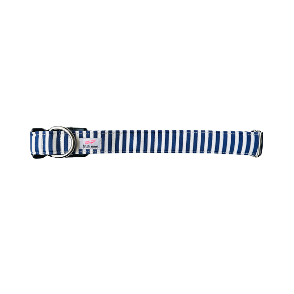 Navy Cabana Stripe Collar