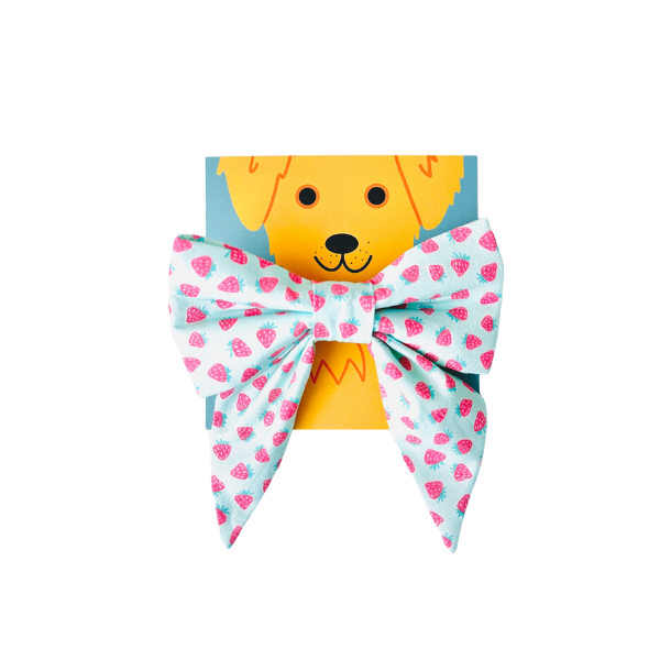 Strawberry Sorbet Sailor Bow