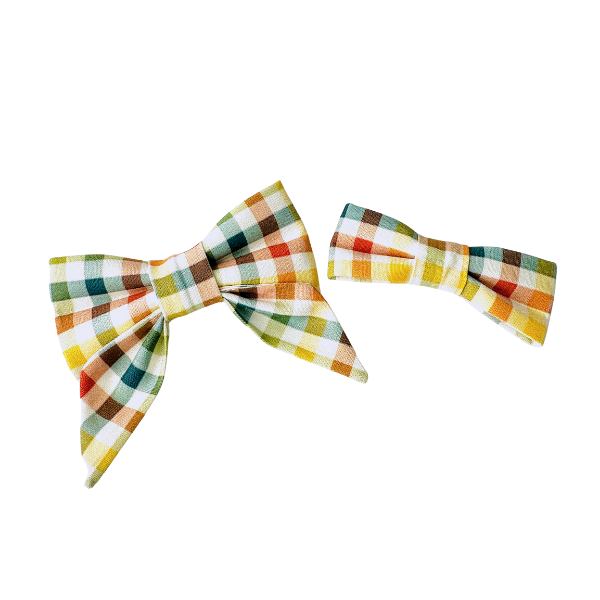 Autumn Gingham Bows